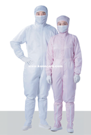 Áo mũ liền quần phòng sạch - Tĩnh điện 5