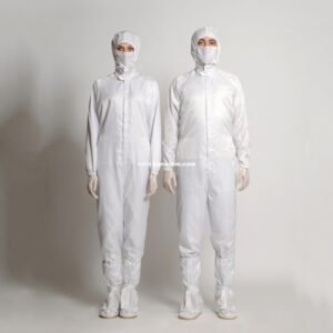 Áo mũ liền quần phòng sạch - Tĩnh điện