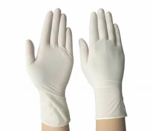 Găng tay cao su latex không bột 1