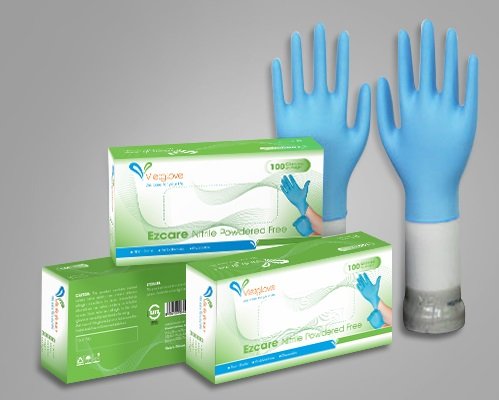 Găng tay cao su nitrile 300mm 3 Găng tay cao su nitrile 300mm 2