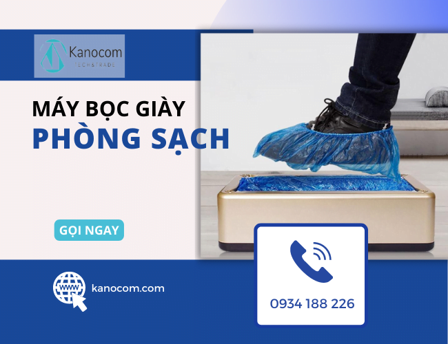 Máy Bọc Giày Phòng Sạch - Hướng Dẫn Sử Dụng Chi Tiết 1 Thiết bị máy bọc giày trong phòng sạch