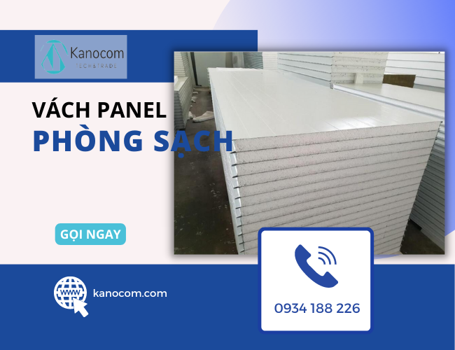 Vách Panel Phòng Sạch Chất Lượng 3 Vách panel phòng sạch